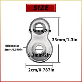 48 Pcs Figure 8 Fastener Steel,Table Top Fasteners - Heavy Duty Hardware Desk Top Fastener,12 Gauge Steel,Table Top Connector Desk Top Fasteners Clip,Silver