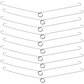 10 Pack Recessed Lighting Springs Torsion Spring Clips for Recessed Lighting Accessories Metal Recessed Light Spring Clips Recessed Lighting Trims, 8.25 x 1 x 0.2 Inch