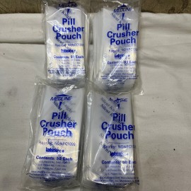 Medline Silent Knight Pill Crusher Pouches  *200*  4 packs of  50 each NONPC1000