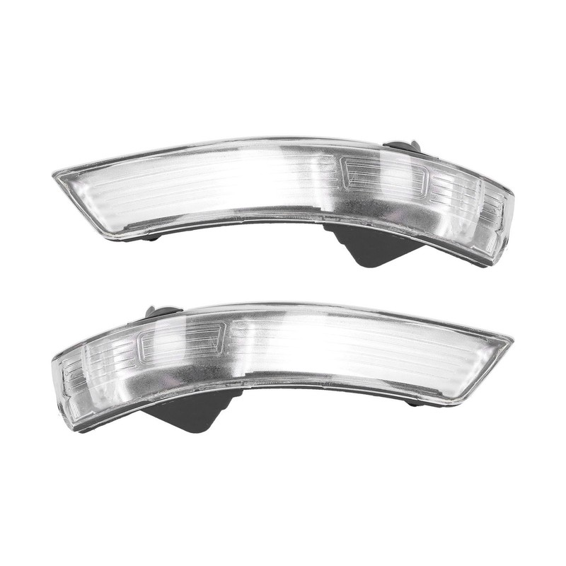 Pair of Rearview Wing Mirror Indicator Lens Turn Signal Light