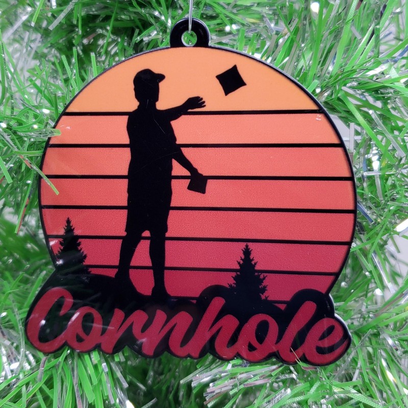 Cornhole Christmas Ornament (C2)