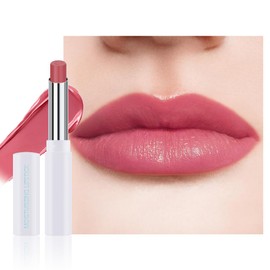 HHLTOH 1Pcs Tinted Lip Balm Moisturizing Lipstick – Waterproof Hydrating Matte Lip Balm for Women, Creamy Natural Color Stain for Dry Lips,Soft Matte Finish with Subtle Scent (#09 Peach Pink)