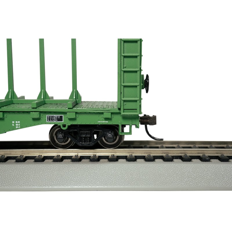 Ho - Bachmann 52 inch centre beam bulkhead flat car