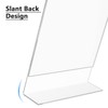MaxGear 12 Pack 8.5 X 11 Acrylic Sign Holder, Slant