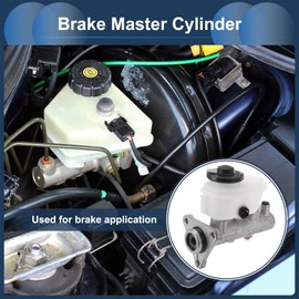 TUCKBOLD Brake Master Cylinder with Reservoir No.4720120881 for Toyota Carina E 1992-1997 Hydraulic Master Cylinder Silver Tone Aluminum Alloy,Plastic 1 Pcs