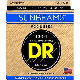 DR Strings Sunbeam - Phosphor Bronze AcousticRound Core 13-56