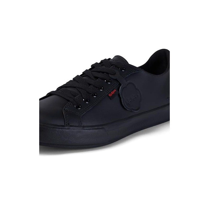 Kickers Kickers Mens Tovni Lacer Trainers Low-Top Sneakers, Black, 6.5