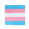 CTM Striped Trans Pride Bandana, Multi-Color