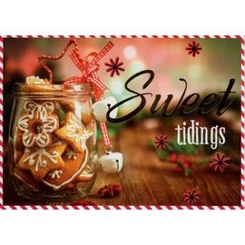 Unbranded Christmas Whimsical Cookies In A Jar  For Mom Sister Brother Son Greeting Card