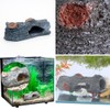 Charmoon Aquarium Aquarium Object Driftwood Log Realistic Hideaway Shelter Ornament