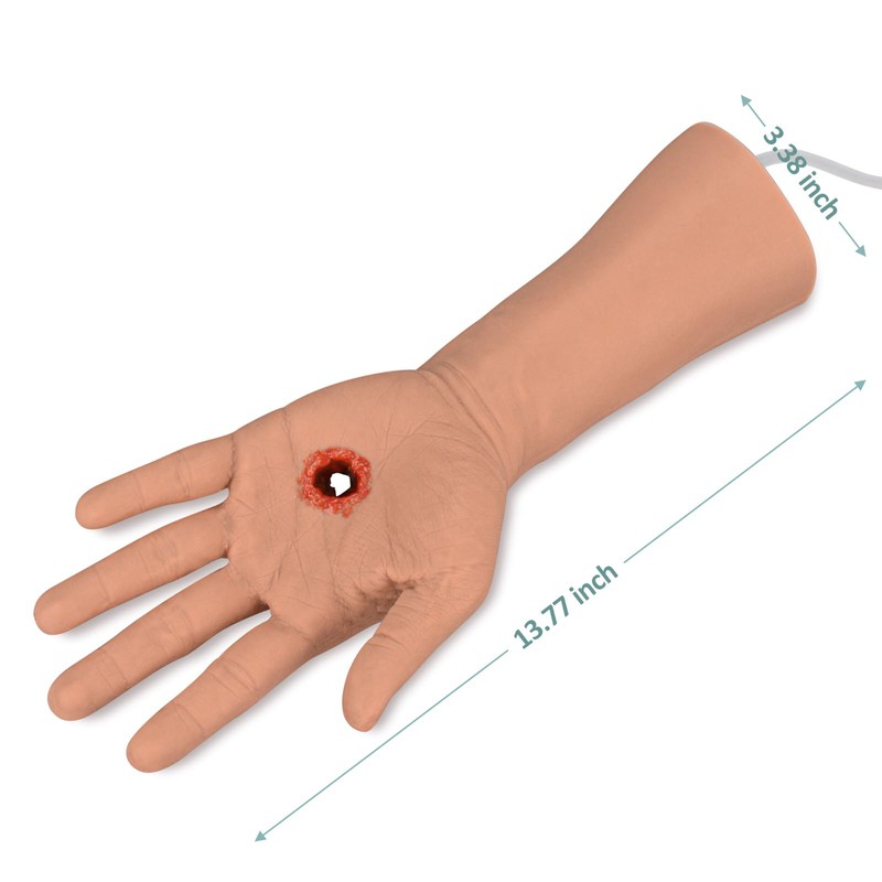 MedEduQuest GSW Through Hand Tourniquet Training Kit, Stop The Bleed