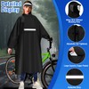 Faneam Rain Poncho Men Women Waterproof Rain Poncho for Bicycle