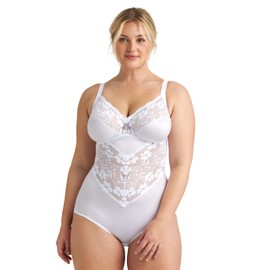 Miss Mary Of Sweden Fantastic Flair Bügelloser Spitzen-Body Weiss 95D