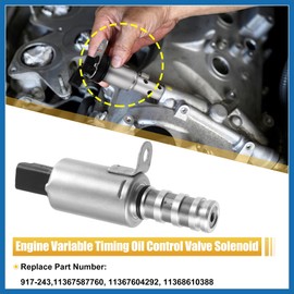 A ABSOPRO 2pcs Car Variable Timing Oil Control Valve Solenoid for Mini Cooper Item Replacement