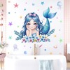 ANHUIB Mermaid Wall Sticker Decoration