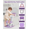 Potty Training Seat with Step Stool, Toddler Potty Training Toilet