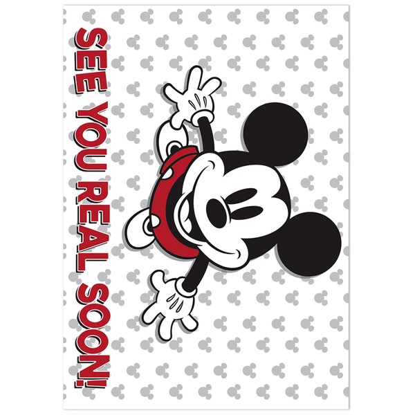 Eureka Mickey Mouse Throwback See You Real Soon Teacher Cards, Pack of 36