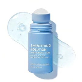 Smoothing Solution and Ingrown Hair Treatment | Razor Bump Treatment for Women & Men | Roller Ball Applicator for Underarms Abdomen Bikini Line for Men & Women 50ML