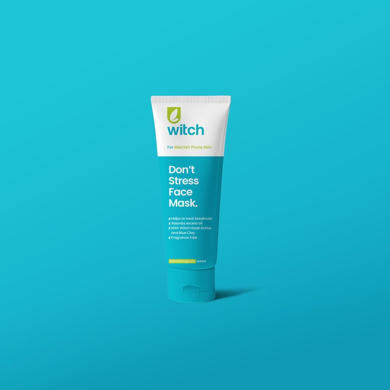 Witch Don't Stress Face Mask, with witch Hazel, minimizes pores,