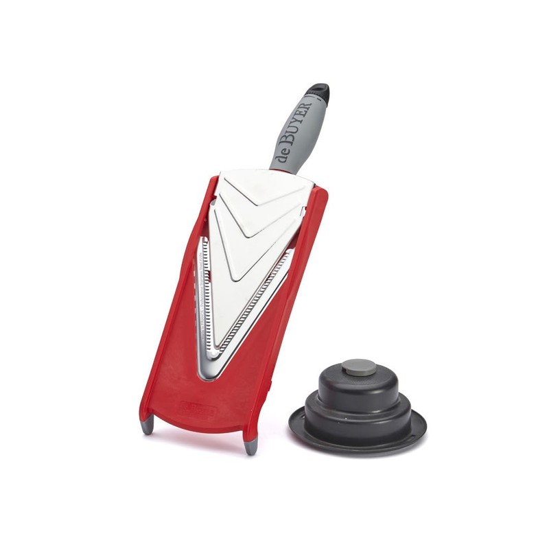 de Buyer Disc Cutter, Plastic, Red, 36.5 x 12.2 x