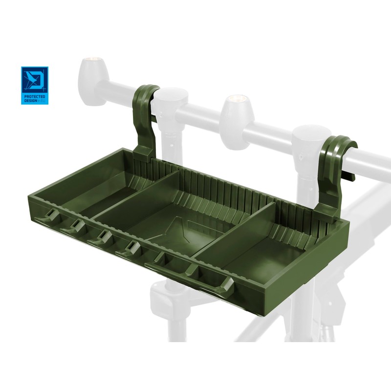 Delphin ShelfPOD Rodpod Shelf, Camo, RodPod Fishing Tackle Storage Tackle