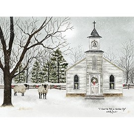 I Heard the Bells on Christmas Day Poster Print by Billy Jacobs (16 x 12)