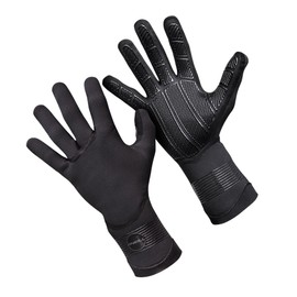 O'Neill Psycho 1.5MM Double Lined Neoprene Wetsuit Gloves Black - Adults Unisex - 100% Sealed - Tacky grip - Size - S