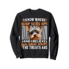 Yorkshire Terrier Teacup Know Where Treats Are Teacup Yorkie Sweatshirt