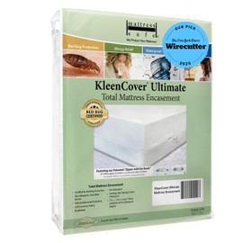 Mattress Safe® KleenCover® Ultimate Mattress Encasement- Queen, Fits 60x80 and 9-15"(D), Waterproof, Hypoallergenic, Certified Bed Bug Protection, Breathable, Protective Barrier from Stains