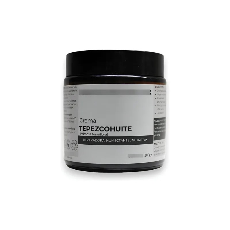 Crema De Tepezcohuite 100g Regeneración Cutánea.