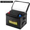 QWORK® 215*165*145MM Lipo Safe Bag, Fireproof & Explosion Proof, Safe