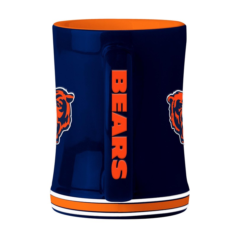 Logo Brands 606-C14RM: Chicago Bears 14oz Relief Mug