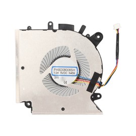Laptop Cooling Fan Replacement 4 Pin Power Connector Compatible for MSI GF76 GF66 GL66 MS 1581 Laptop CPU Cooling Fan