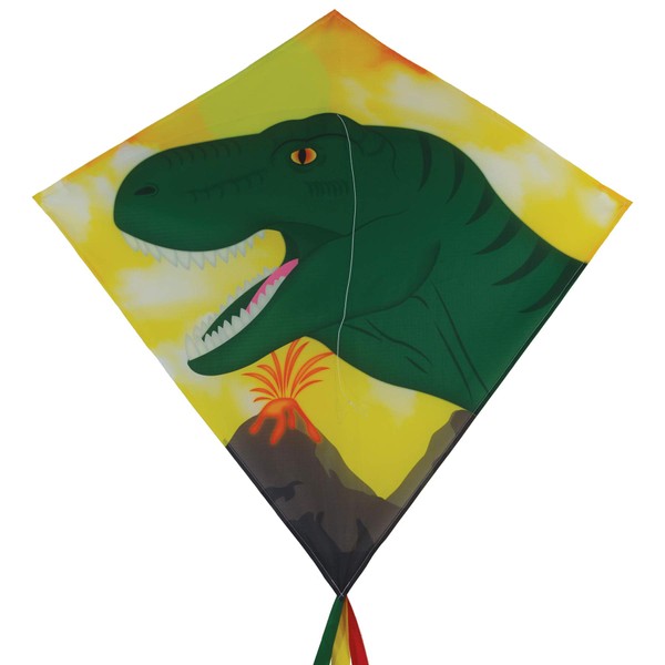 In the Breeze 3275 - Dino 30" Diamond Kite - Fun, Easy Flying Kite