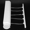 Retractable Clothesline, Plastic Adjustable Clothes Drying Rope Hanger for Indoor