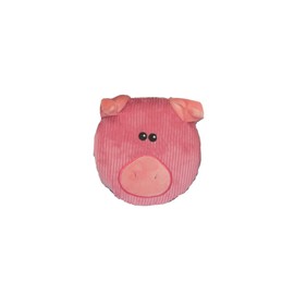 Multipet 43209-1 Sub-Woofer Squeaking Pig Toy, 7", Pink