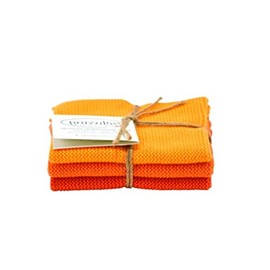 Solwang 041297 Cleaning Cloth Set of 3 Dark Orange Combi
