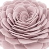 KINGROSE Handmade 3D Rose Flower Throw Pillow Solid Cushion for