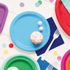 Unique 30899EU Eco-Friendly Paper Plates-23 cm-Baby Blue Colour-16 Count (Pack