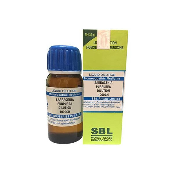 SBL Sarracenia Purpurea Dilution 1000 CH - Bottle of 30 ml Dilution