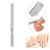 5PCS Limas de uñas de acero inoxidable Tampones Manicura Archivo