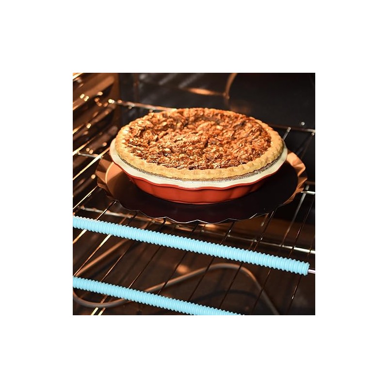 R&M International Non-Stick 12.25" Pie Drip Catcher and Oven Guard