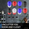 RUIPBOTE 24 Pack Adhesive Hat Hooks for Wall，Hat Rack for