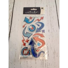 Sticko "Boy Arrows" Stickers- Scrapbooking, Card Making, Journaling, Invitation