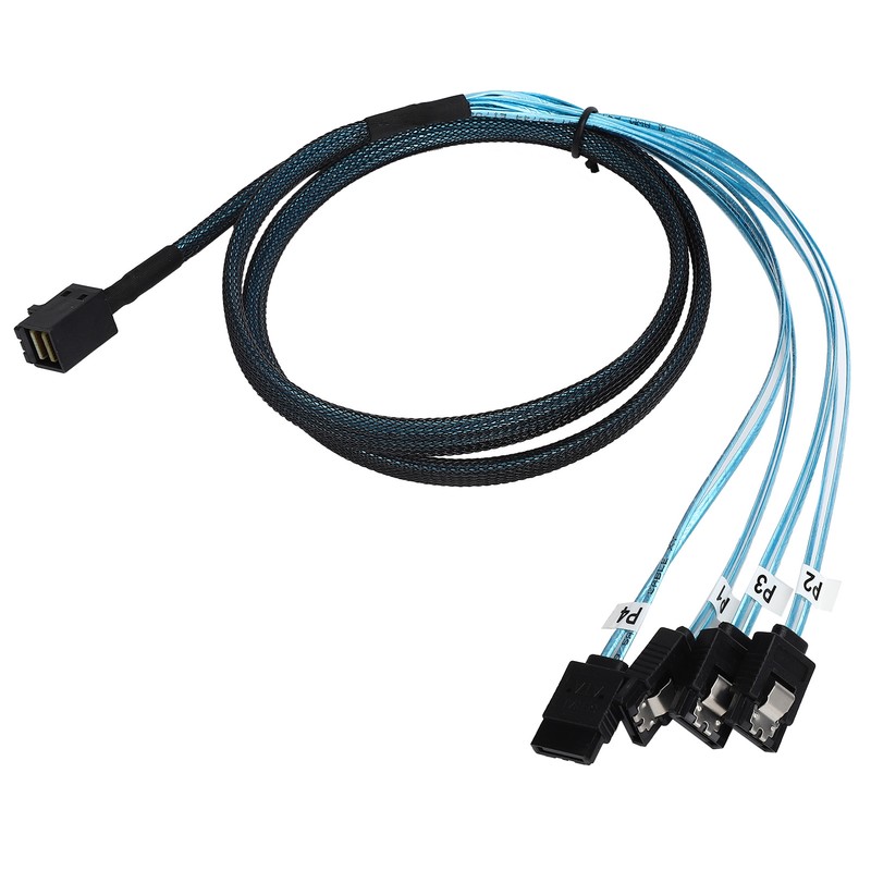 Mini SAS HD 12GB SFF‑8643 to 4 SATA LSI Adapter