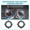 NuIth 6-6.75 inch Front Door Speaker Spacer Bracket Adapter for