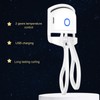 Heated Eyelash Curler USB Chargeable Long Lasting Mini Portable White
