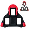FTB VP-BLK-SL 2 Piece Cleat, 0 Degree Float, Red, SPD-SL