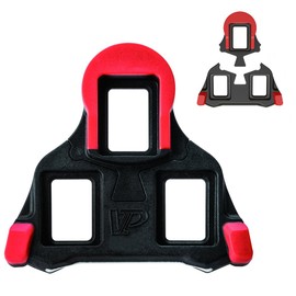 FTB VP-BLK-SL 2 Piece Cleat, 0 Degree Float, Red, SPD-SL Compatible