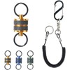 Maxcatch Magnetic Fly Fishing Net Release Holder with Carabiner Clip